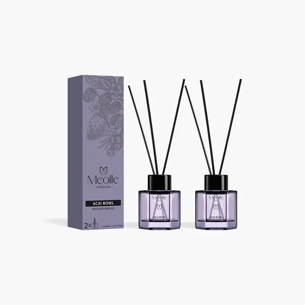Set 2 x 50 ml Odorizante cu Bețișoare Acai Bowl