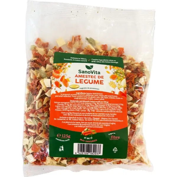 Set 2 x Amestec de Legume fara Sare, Sanovita, 125 g