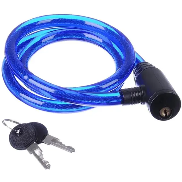 Set 2 x Antifurt pentru Bicicleta, Dimensiune 12 x 1 m, cu 2 Chei, Z-tools