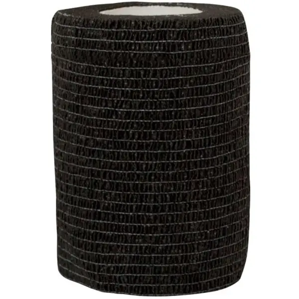 Set 2 x Bandaj Coeziv Autoadeziv, 7.5 cm x 4.5 m, Negru, Prima, 1 Rola