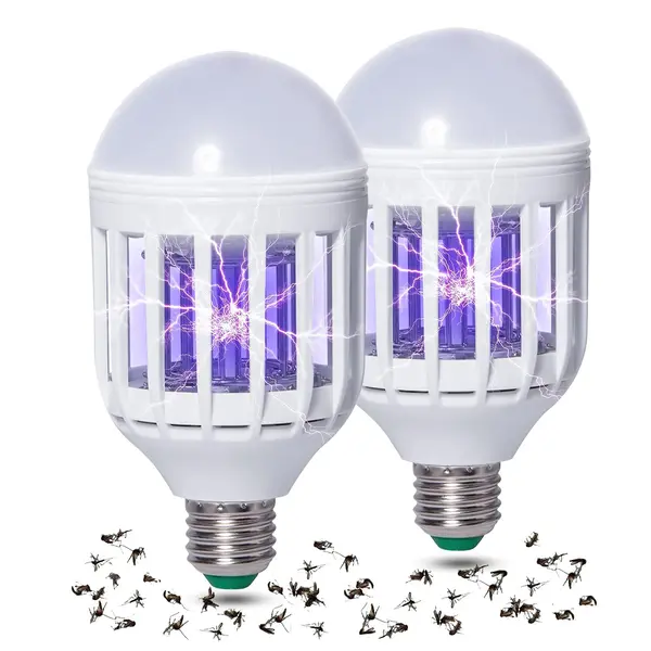 Set 2 x Bec antiinsecte, lampa UV impotriva tantarilor