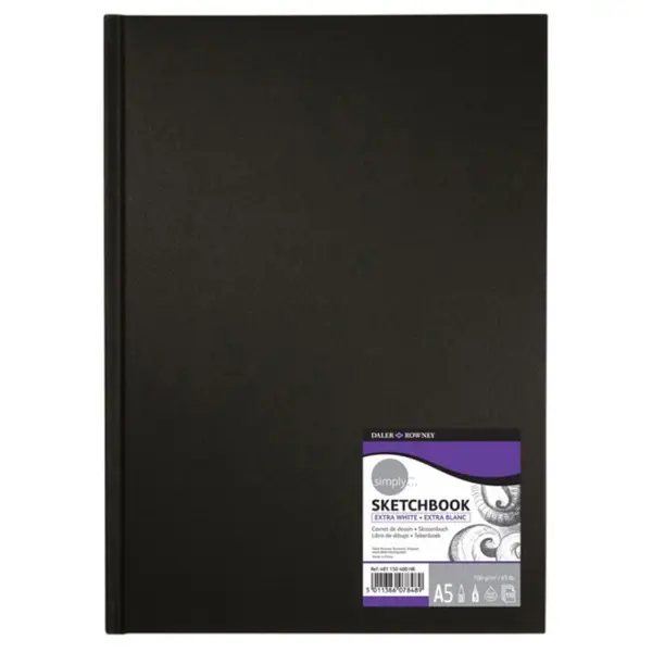 Set 2 x Bloc Schite Simply Daler Rowney, 14.8 x 21 cm, 95 g/mp
