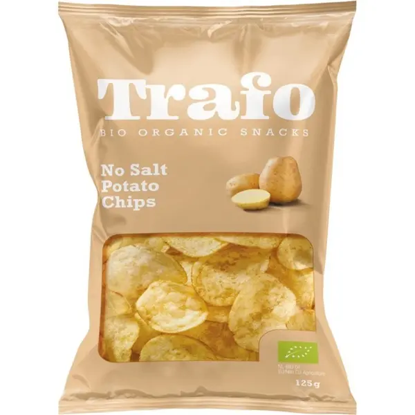 Set 2 x Chipsuri Bio fara Sare, 125 g, Trafo