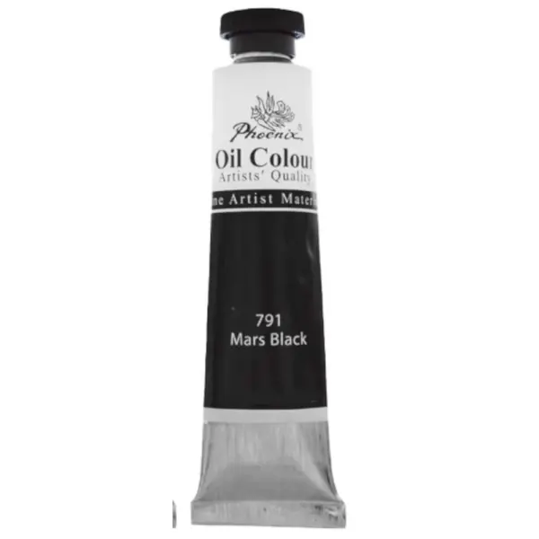 Set 2 x Culori in Ulei Artist Phoenix, Mars Black, 50 ml