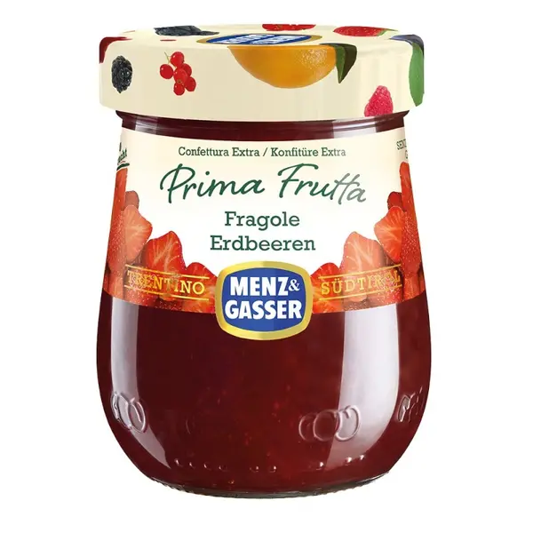 Set 2 x Gem de Capsuni 50% Fructe, Menz and Gasser, 340 g