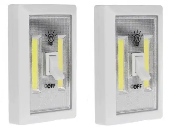 Set 2 x Intrerupatoare fara fir cu LED Super Bright Switch