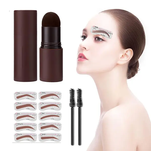 Set 2 x Kit pentru sprancene: pudra si pensula
