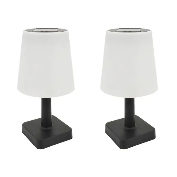 Set 2 x Lampa solara LED tip veioza, 12x23 cm