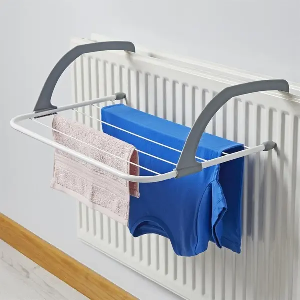 Set 2 x Uscator rufe, metalic, pentru calorifer/ balcon