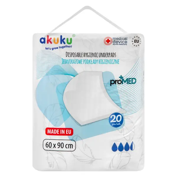Set 20 bucati protectie impermeabila pentru saltea 60 x 90 cm Akuku A0144 Engros
