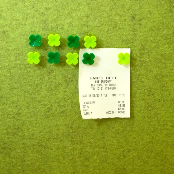 Set 20 push pins - Lucky Clover | Kikkerland