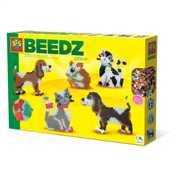Set 2200 Margele de calcat cu accesorii incluse,tematica Animale,+5 ani