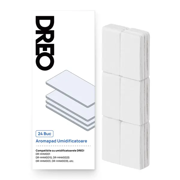 - Set 24 Pad-uri Aromaterapie DREO – Compatibile cu Umidificatoarele DR-HHM