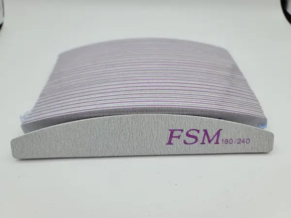 Set 25 Bucati Pila Unghii Semiluna FSM 180/240 - PFSM180/240-10B