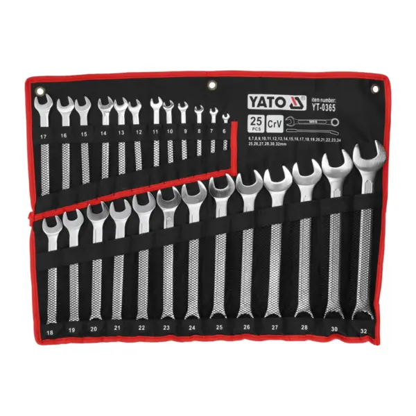 Set 25 chei combinate 6-32mm - Yato YT-0365