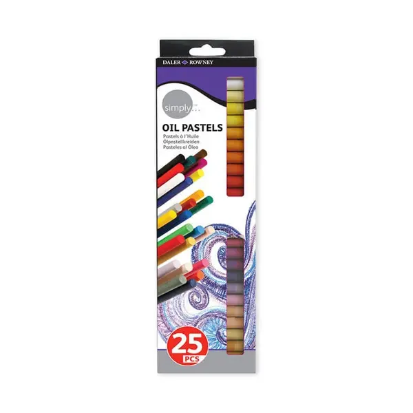 Set 25 pasteluri uleioase Simply Daler Rowney