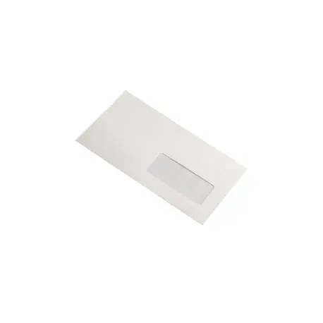Set 25 plicuri corespondenta DL cu fereastra alb 110 x 220 mm Set 25 plicuri corespondenta DL autoadeziv alb 110 x 220 mm