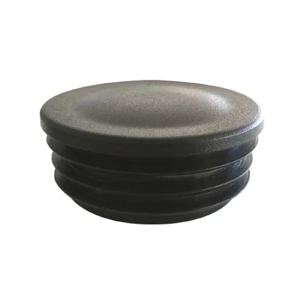 Set 25 x Capace Pentru Stalpi Rotunzi Ø 48.3mm Ø 1.5 Inch Material PVC Culoare Negru