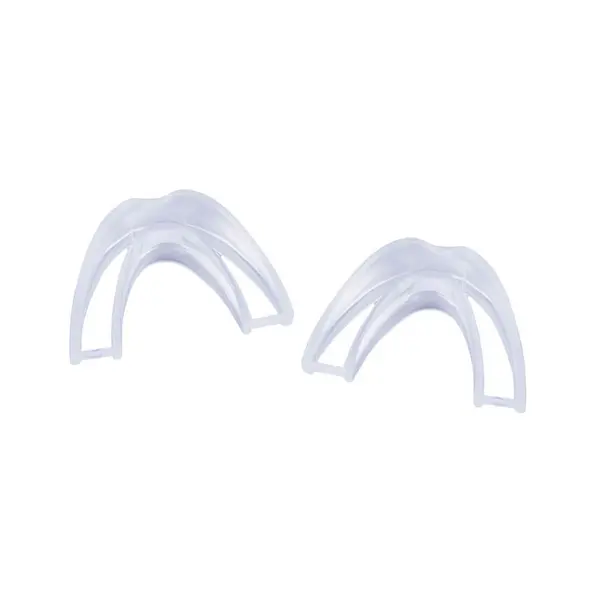 Set 2x Mulaje, Zamo®, impotriva Bruxismului sau Scrasnitului din Dinti, din Silicon, Transparente, marime Mica
