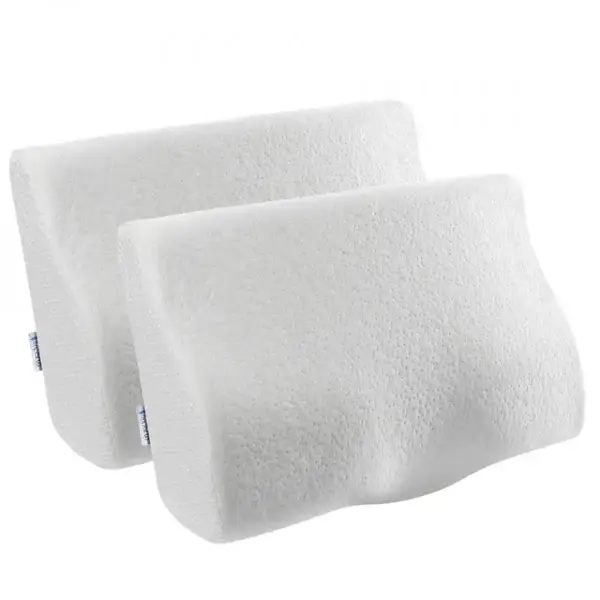 Set 2X perne cu suport cervical din spuma cu memorie pentru copii 12-16 ani 50x30, cu perforatii - Default Title