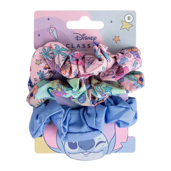 Set 3 Accesorii Par Scrunchies Disney - Stitch