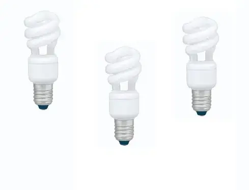 Set 3 becuri economice Panasonic EFD8E65HD3E-3, putere lampa 8W, echivalent pentru incandescenta 40W