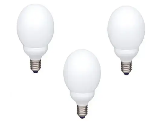Set 3 becuri economice Panasonic EFG18E27HD-3, putere lampa 18W, echivalent pentru incandescenta 80W