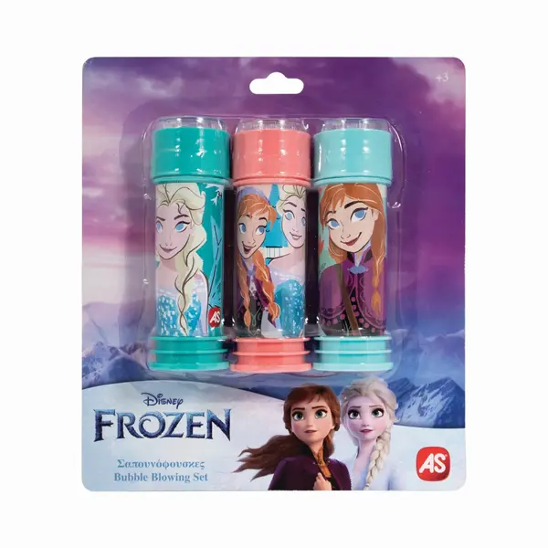 Set 3 borcanase solutie baloane de sapun Frozen,3x50 ml