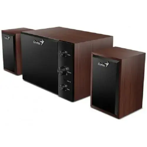 Set 3 Boxe Genius SW-2.1 350, Cherry Wood (Maro)