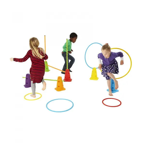 Set 3 cercuri pentru dezvoltarea psihomotrica Gonge 65 cm
