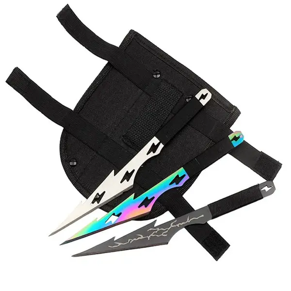 Set 3 cutite de aruncat DEPOX , Light of Zeus, 21 cm