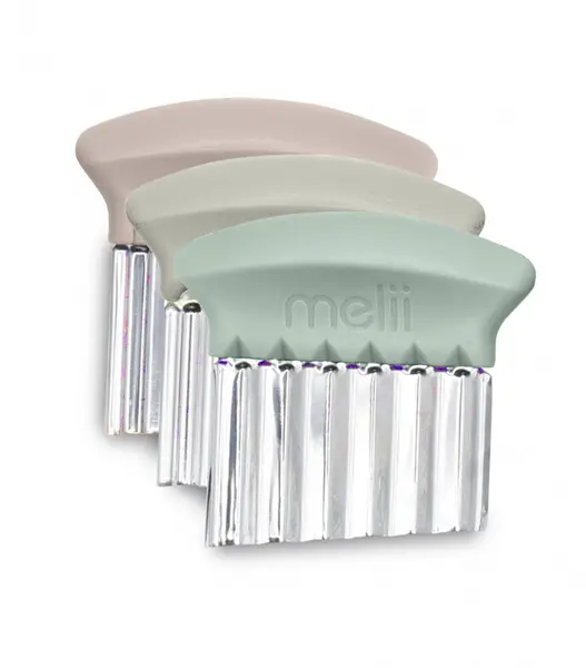 Set 3 cutite pentru gustari Melii roz alb bej