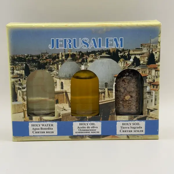 Set 3 elemente sfinte de la Biserica Sfântul Mormânt din Ierusalim - Default Title