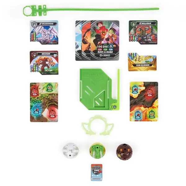 Set 3 figurine Bakugan Special Attack Nillious