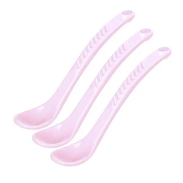 Set 3 lingurite Twistshake Cutlery Pastel - Roz, 4 luni+