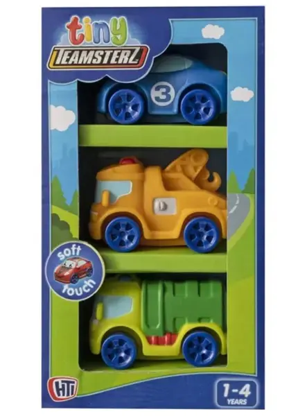 Set 3 Masini Tiny Teamsterz Random Soft