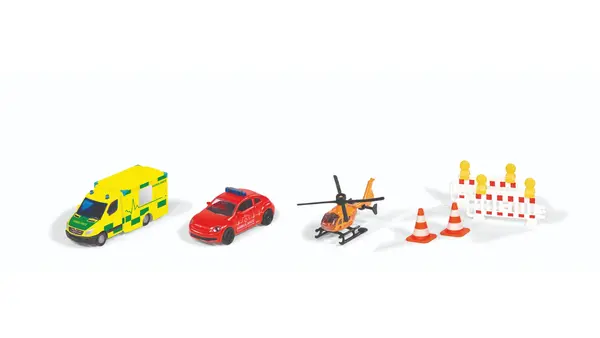 Set 3 masinute - Gift set rescue | Siku