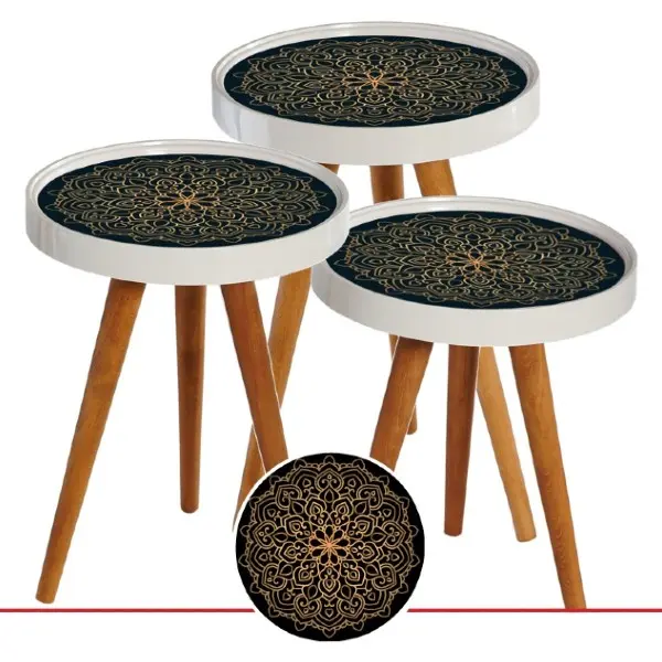 Set 3 masute de cafea, RS-129