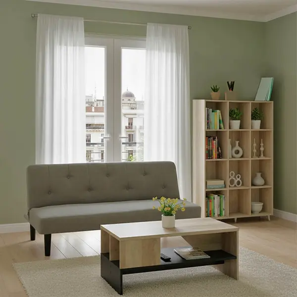 Set 3 mobilier studenti Sutary Natural 167x77x63 cm