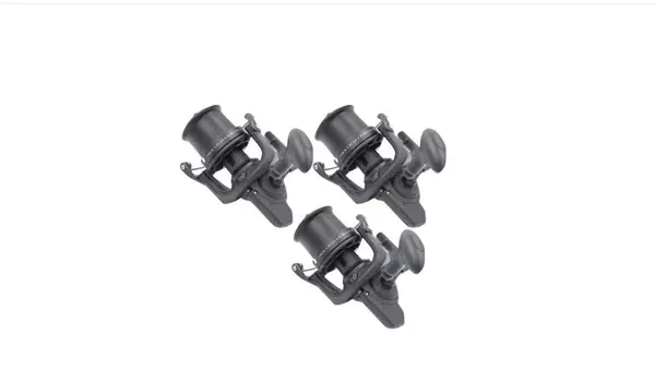 Set 3 Mulinete Crap IE 8000 cu 10 rulmenti si tambur de rezerva