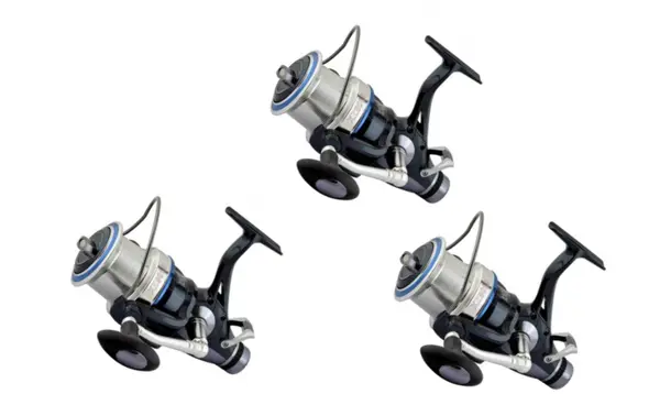 Set 3 mulinete, Diamant Alb, XZ9000, tambur long cast, baitrunner si 10 rulmenti