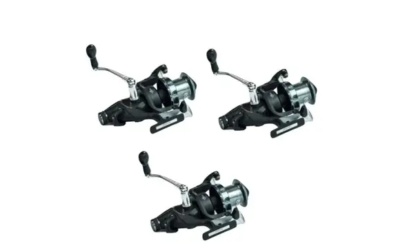 Set 3 mulinete, eastshark, HT6000, baitrunner, 10 rulmenti, tambur longcast