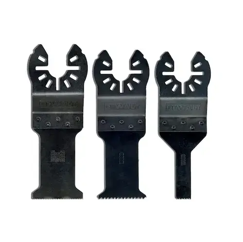 Set 3 panze DeWalt DT20713-QZ, pentru lemn, unealta multifunctionala
