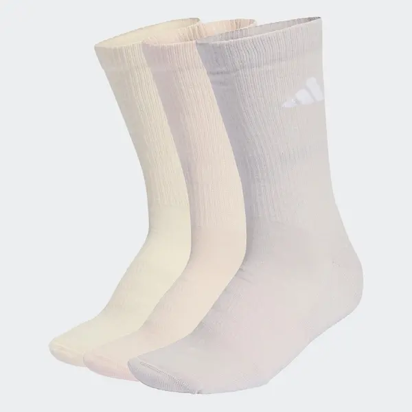 Set 3 perechi șosete căptușite până la jumătatea gambei ADIDAS Roz, bej, mov