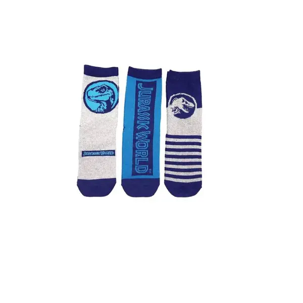 Set 3 perechi sosete copii, multicolor Jurassic World, jw02 Engros