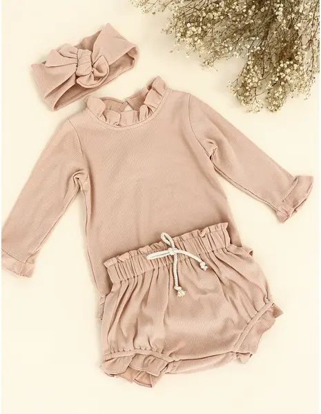 Set 3 piese Lena bej