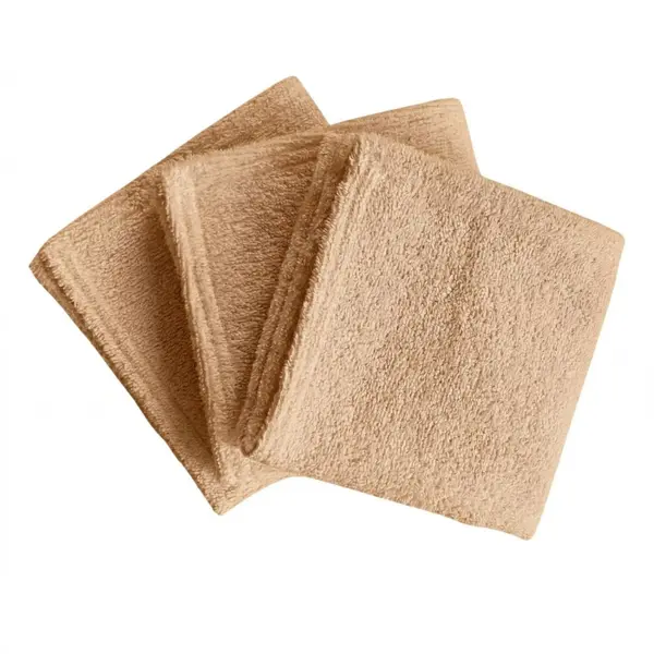 Set 3 prosopele din frotir 30x30 cm Twindeco Maro