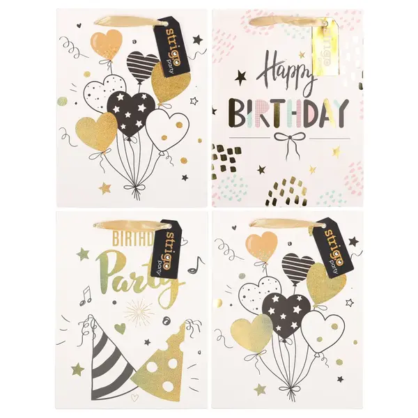 Set 3 Pungi din Hartie 18A 23A 10 cm, 210 gsm
