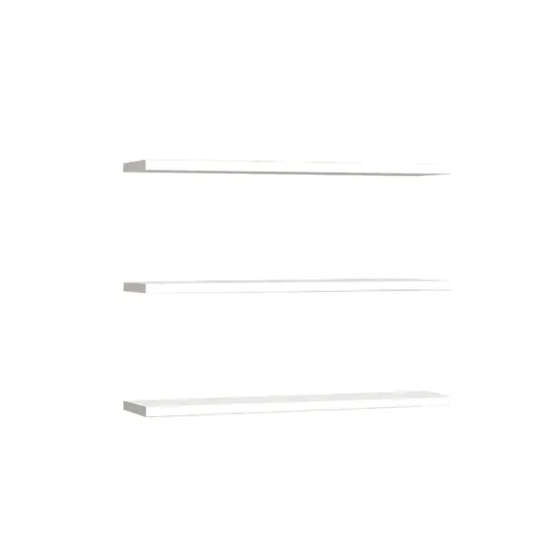 Set 3 rafturi Edna Pako World Alb 60x14.5x1.8 cm