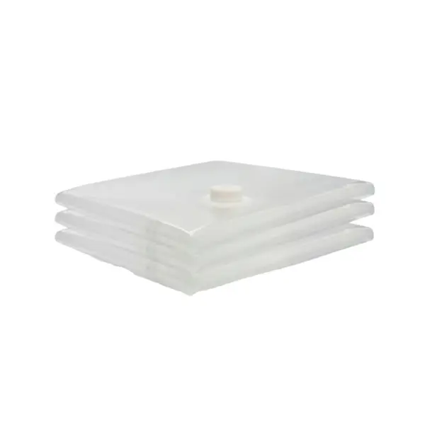 Set 3 Saci pentru Vidat Haine, 100 x 130 cm, Plastic Transparent, Grunberg